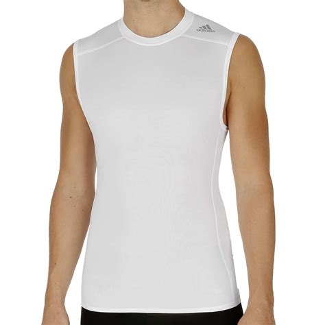 adidas techfit shirt weiß|adidas techfit compression tank top.